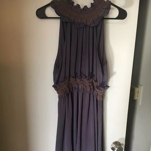 Anthropologie Theme Medium Purple Cocktail Dress